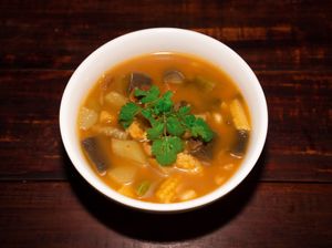 Sayur Asem
-
Local soup at VANA in Karo