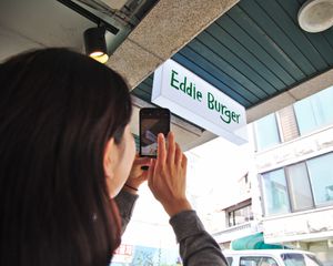Sign for the restaurant! Down a small street in Gangnam across from a guesthouse. at Yeungsang's Kitchen - 영상총각의키친 in Seoul