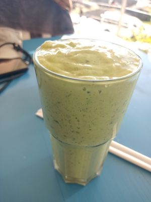 All greens smoothie at Plant Cafe in Cape Town