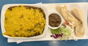 Babotie  at Plant Cafe in Cape Town