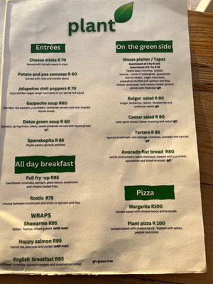   at Plant Cafe in Cape Town