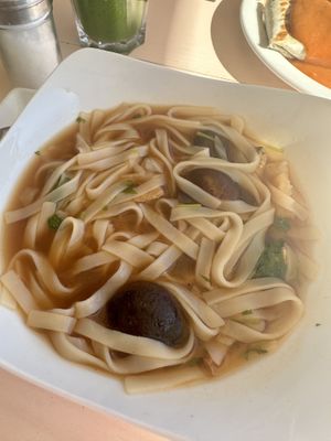 Pho soup was too sour   at Plant Cafe in Cape Town