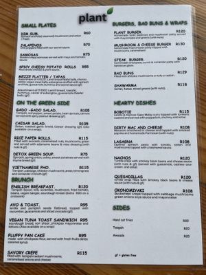   at Plant Cafe in Cape Town