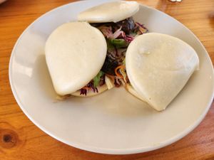 Bao buns at Plant Cafe in Cape Town