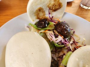 Bao buns at Plant Cafe in Cape Town