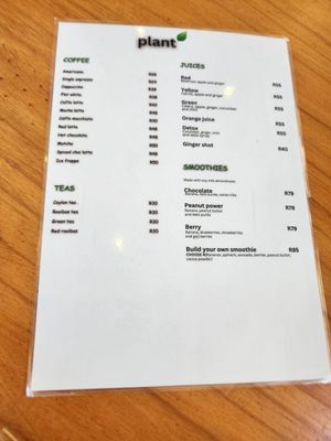  at Plant Cafe in Cape Town