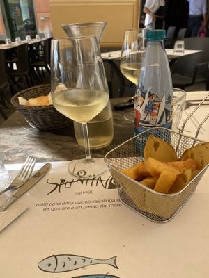 Panissa fritta  at Lo Spuntino in Camogli