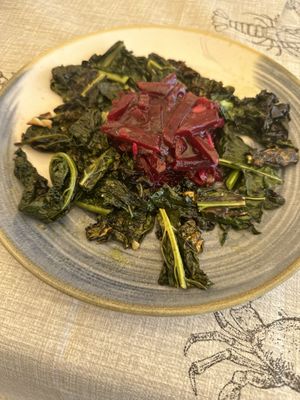 Beet tartare  at Lo Spuntino in Camogli