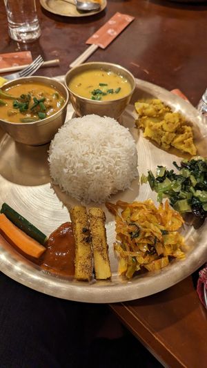 Vegetal set at Yak & Yeti in Kyoto