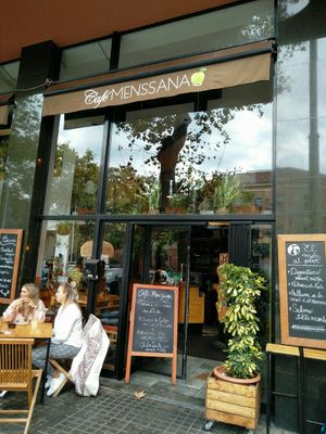 Outside view at Menssana in Barcelona