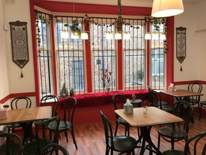 Upstairs seating area  at Falafel Fella in Darlington