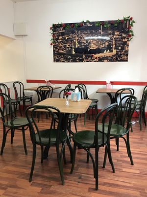 Upstairs seating area  at Falafel Fella in Darlington