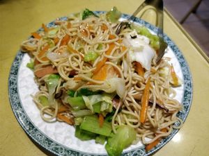 chao mein at Kuan Yin Zhai in Quanzhou