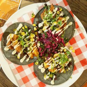Cauliflower Tacos at Flux in Brighton