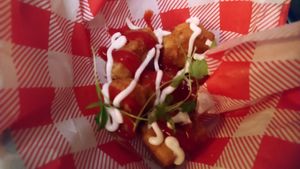 Tofu nuggets at Flux in Brighton