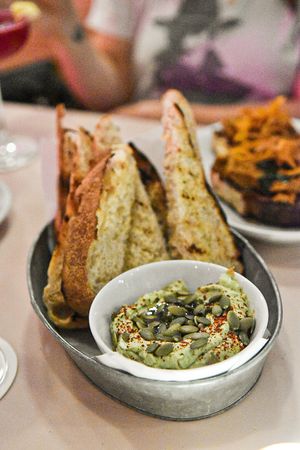 Avocado Hummus  at Cafe Roze in Nashville