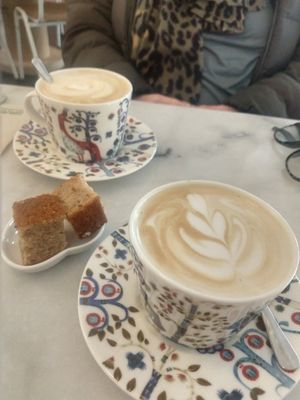 Delicious cappuccino at HART in Antwerpen