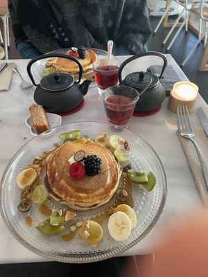 Vegan pancakes 🥞   at HART in Antwerpen