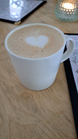 Chai latte at HART in Antwerpen