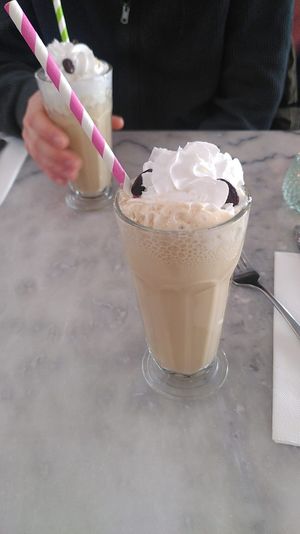 Coffeegasm milkshakes at HART in Antwerpen