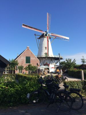 the mill at Pannekoekenmolen De Graanhalm in Burgh-haamstede