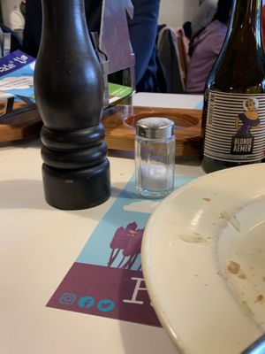 Notwendig, mehr als notwendig. Salz und Pfeffer   at Pannekoekenmolen De Graanhalm in Burgh-haamstede