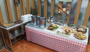 Buffet - dessert and snacks section at Salrim Vegetarian Buffet 살림 채식뷔페 - Nam in Gwangju