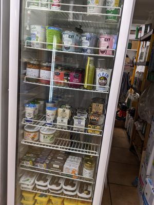chiller at Ganesha Wholefoods in Axminster