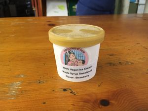Cashew ice cream at Ms Amanda's Compassionate Ice Cream in Keene
