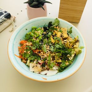 Vegan magic poké bowl at Ono Poke Bowl in Budapest