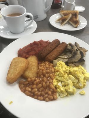 Vegan Breakfast at Quatt Farm Shop & Cafe in Bridgnorth