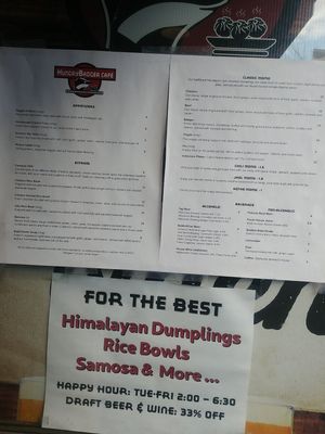 the Hungry Badger menu 02-2020 at HungryBadger Cafe in Madison