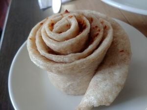 ROSEMARY ROLLS are steamed and fantastic at HungryBadger Cafe in Madison