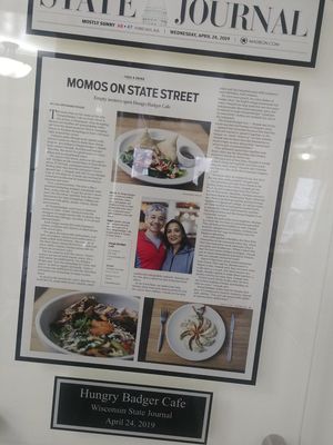 State Journal article about the family at HungryBadger Cafe in Madison