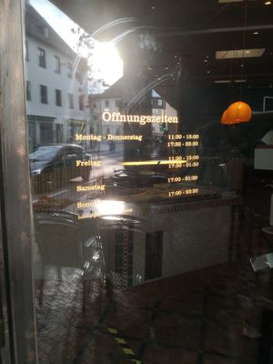 Watch out for the opening hours.  at Kyodai in Fuessen