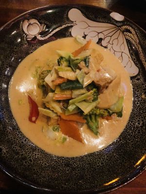 Sate with tofu at Kyodai in Fuessen