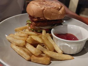 Tempe burger at Jizzy Warung in 