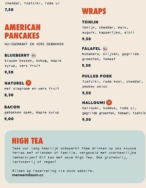 vegan options at Meneer Nilsson in Zierikzee