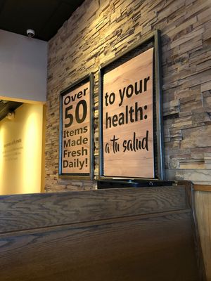 Wall art  at Ori'Zaba's - Flamingo Rd in Las Vegas