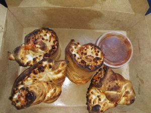 "Pizza Rolls" at Portofino in Edmonds