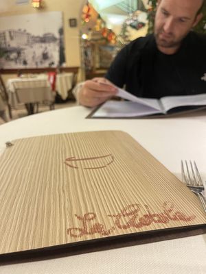 La carta  at La Ciotola in Bergamo