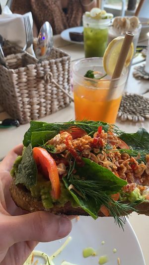 Avocafo toast 😍 at District 6 in Pecatu