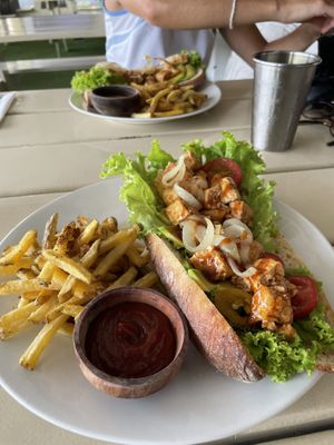 BBQ Tofu Sandwhich  at District 6 in Pecatu