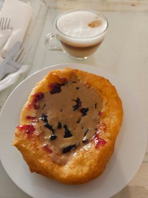 Peanut butter and jam at Mekitsa and Coffee - Мекица и Кафе in Sofia