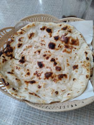 Naan (unfortunately just vegetarian because it came with butter) at K Himalaya Indian in Koh Lanta