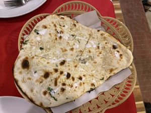 Vegan garlic Naan at K Himalaya Indian in Koh Lanta