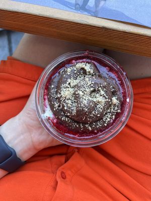 overnight oats  at Estrella in Thessaloniki