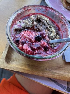 overnight oats  at Estrella in Thessaloniki