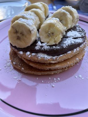 vegan pancakes  at Estrella in Thessaloniki