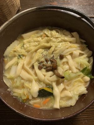 ほうとう at Hoto Fudo in Fujikawaguchiko